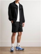 Nike - Club Straight-Leg Logo-Embroidered Cotton-Canvas Shorts - Black