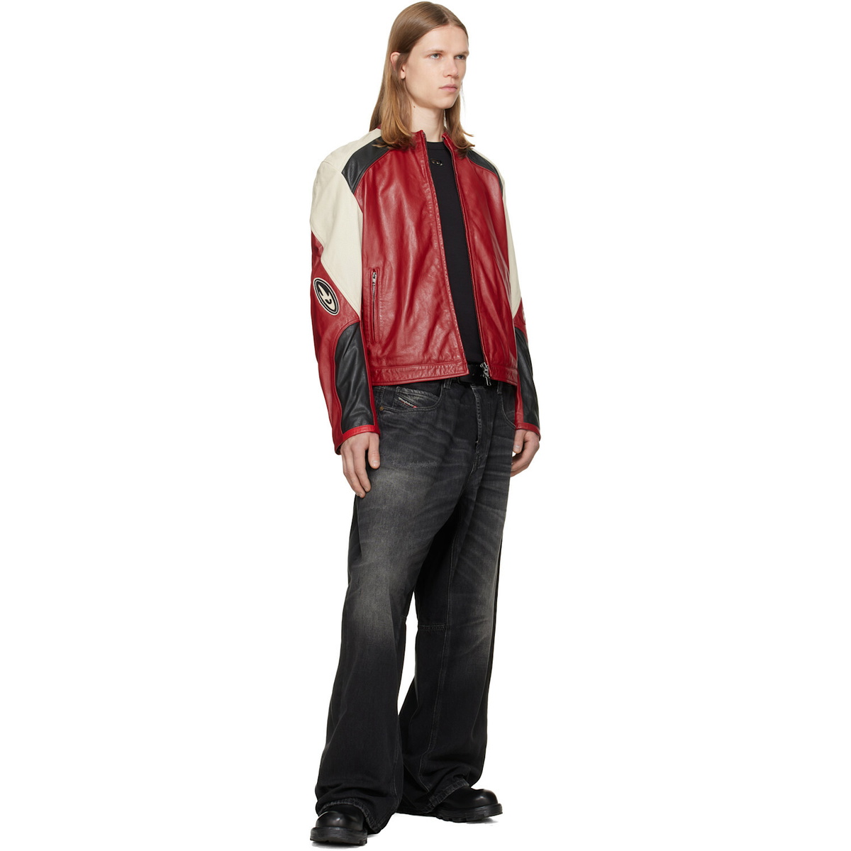 Diesel Black Regular Waist 1997 D-Enim-M Relaxed Jeans