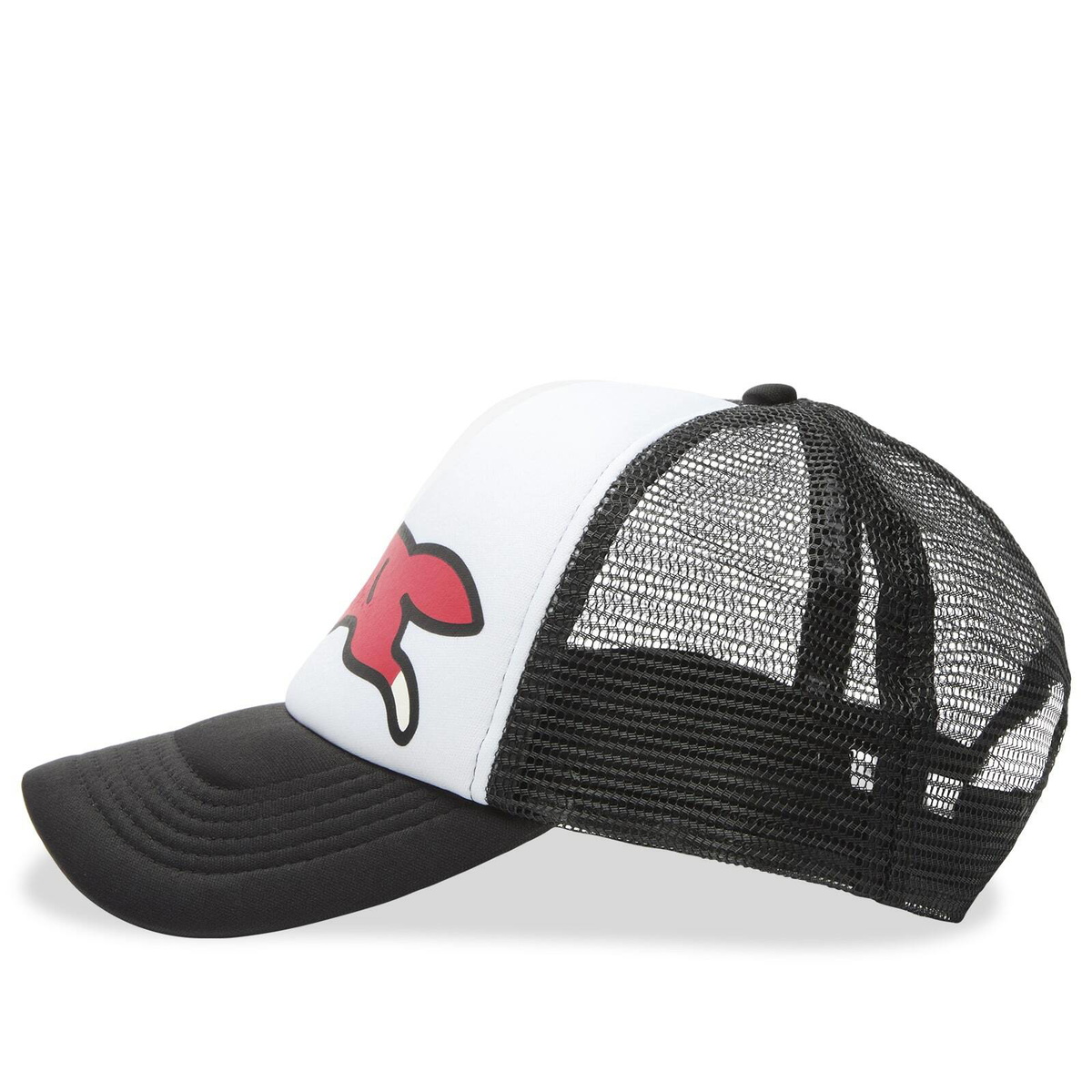 ICECREAM Men's Running Dog Trucker Hat in Black 