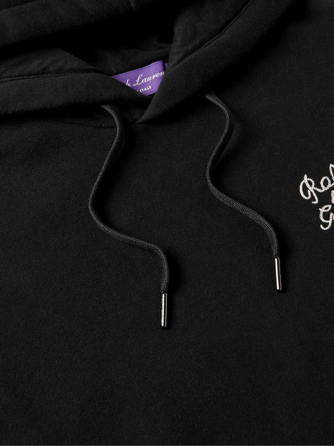 Ralph Lauren Purple label - Logo-Appliquéd Embroidered Cotton