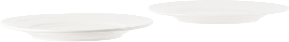 Service Projects White Métier SP Embossed Dinner Plate Set