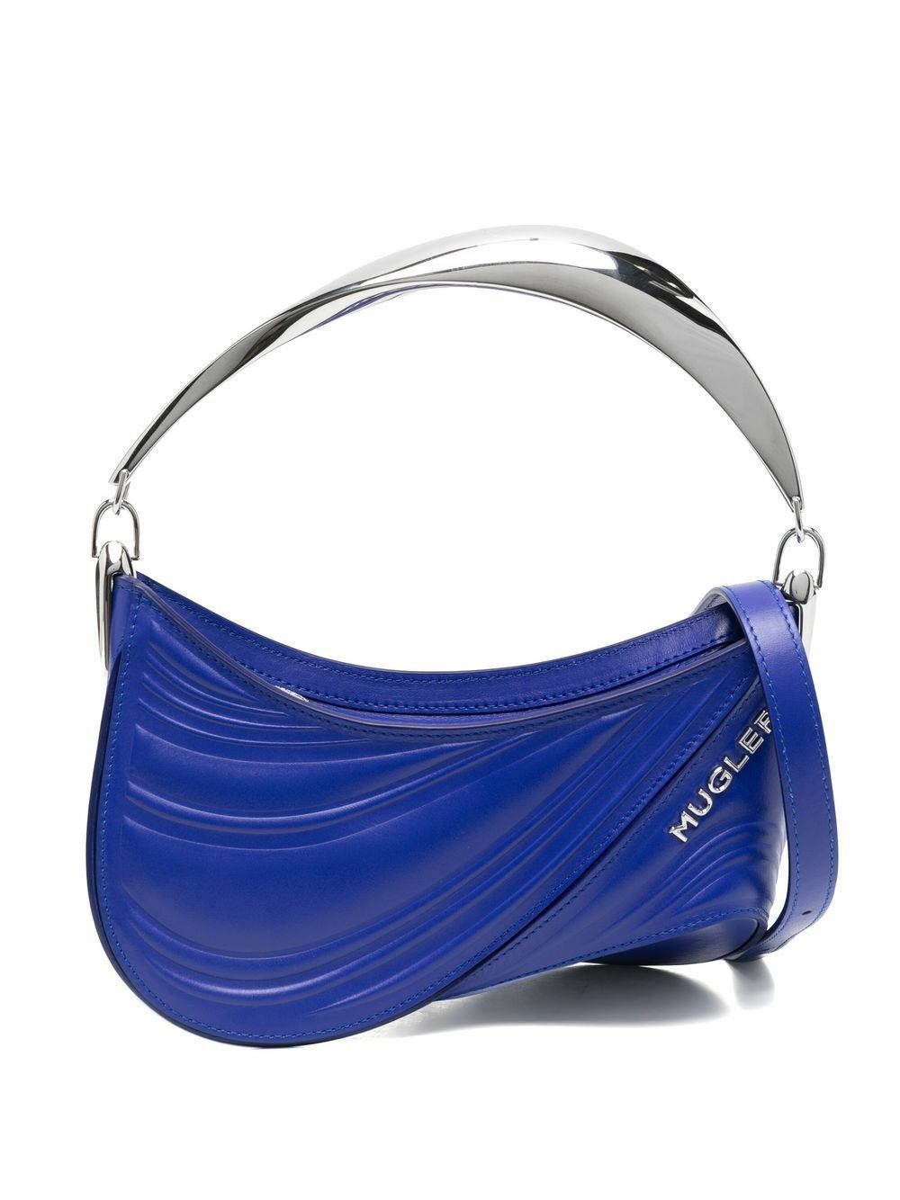MUGLER - Spiral Curve 01 Small Shoulder Bag