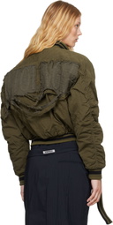 Ottolinger Khaki Strap Bomber Jacket
