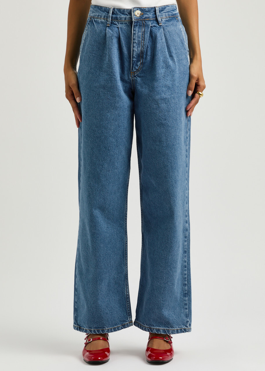 Kitri Edith Straight-leg Jeans Denim