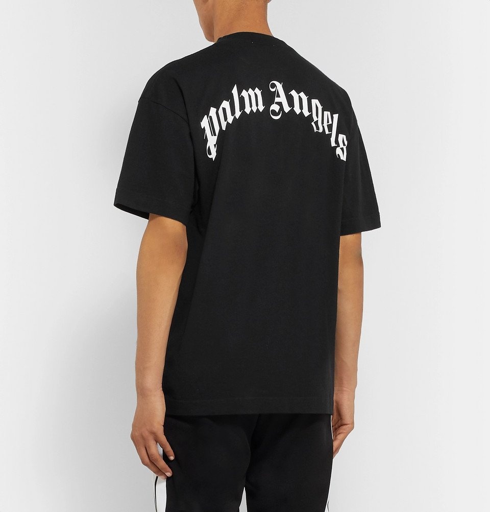 Palm Angels - Teen Black Cotton T-Shirt
