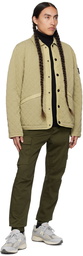 Stone Island Beige Quilted Jacket