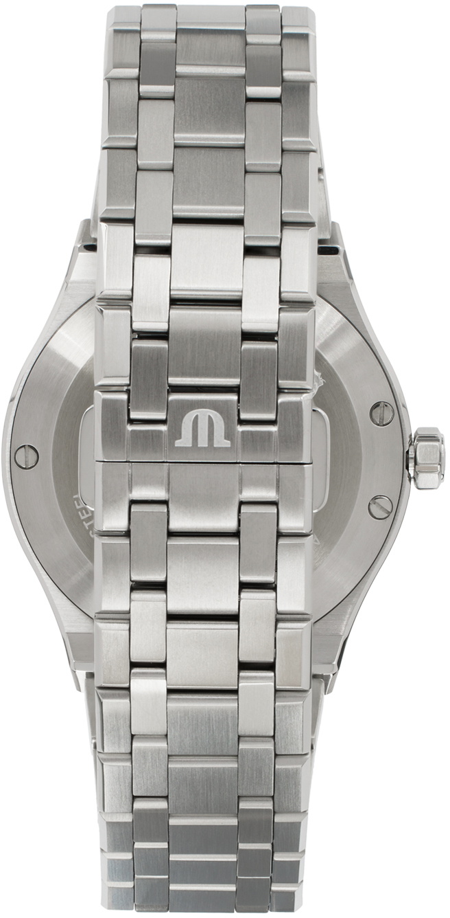 Maurice Lacroix Aikon Automatic Blue Dial Silver Steel Strap Watch for Women - AI1807-SS002-430-1