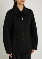 Rohe Sculpted Wool Jacket Black