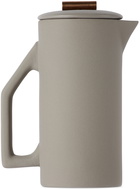 YIELD Grey Ceramic French Press, 850 mL