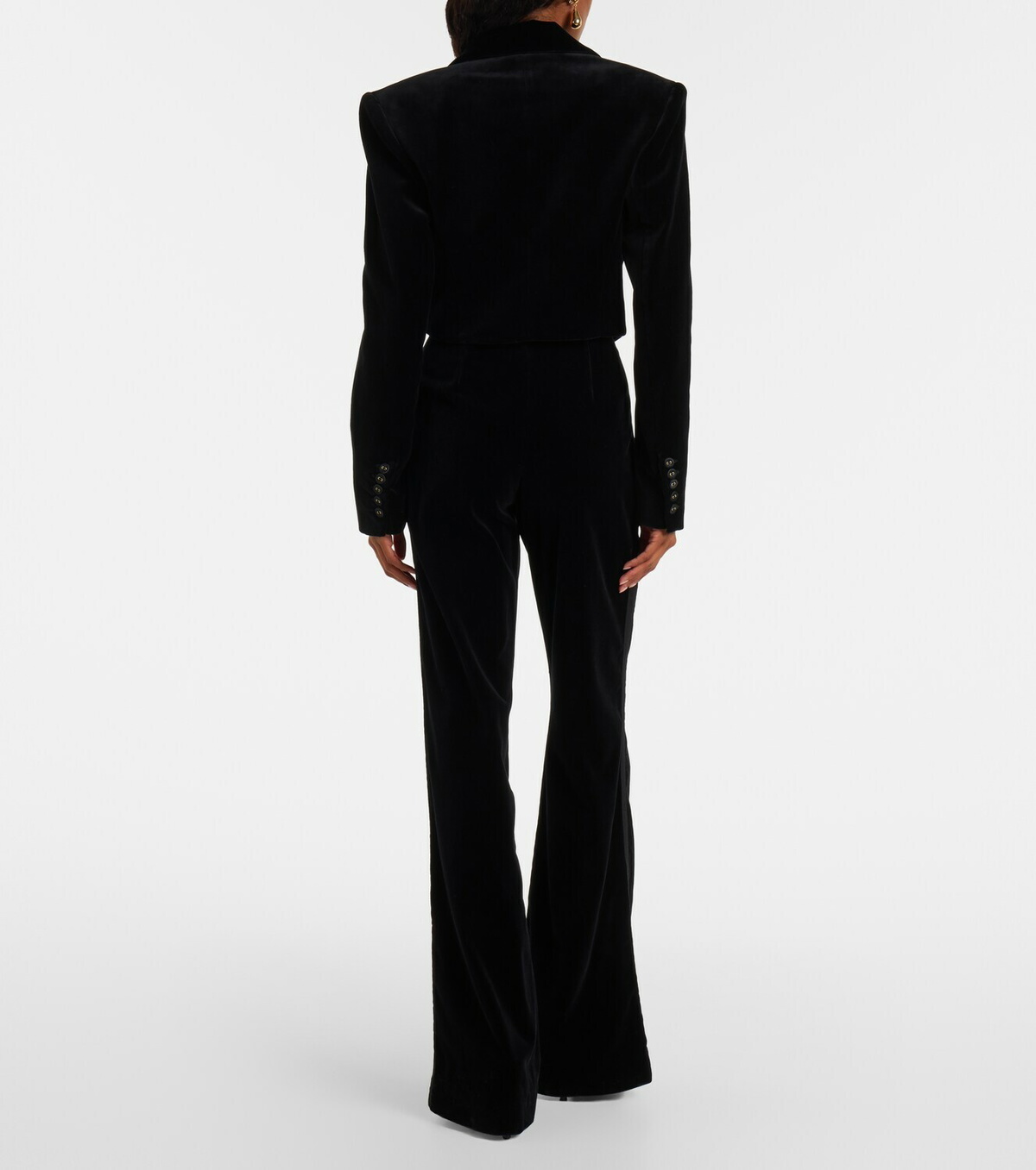 Costarellos Cotton velvet blazer