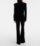 Costarellos Cotton velvet blazer