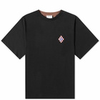 Marcelo Burlon Men's Cross Patch Oversized T-Shirt in Black