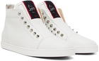 Christian Louboutin White F.A.V. Fique A Vontarde High Sneakers