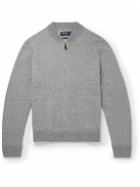 Polo Ralph Lauren - Cashmere Zip-Up Sweatshirt - Gray