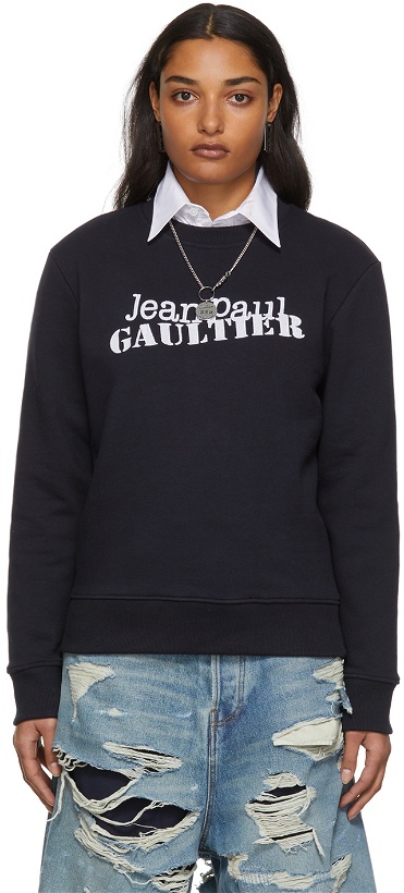 Photo: Jean Paul Gaultier Navy 'Jean Paul Gaultier' Sweatshirt