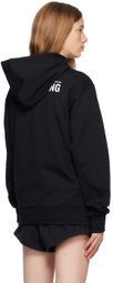 Helmut Lang Black Photo Hoodie