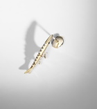 Yvonne Léon Marlin Pm 9kt gold single earring with diamonds