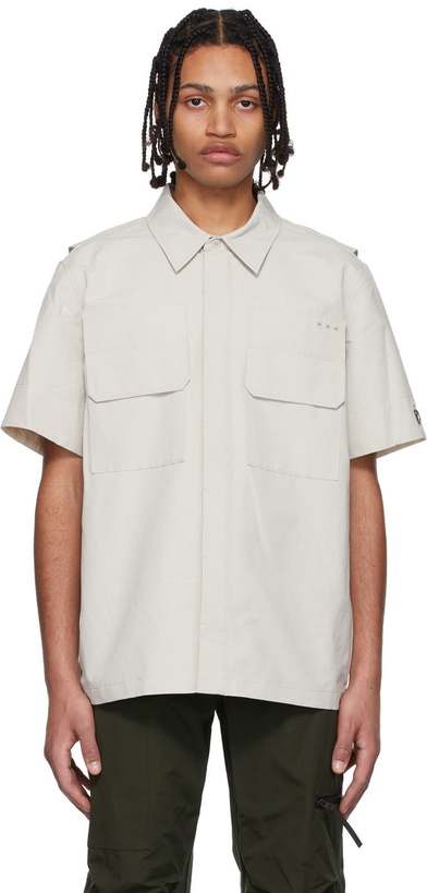 Photo: Helmut Lang Grey Cotton Shirt