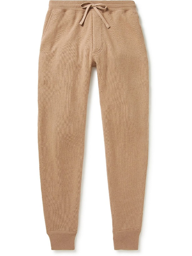 Photo: TOM FORD - Tapered Cashmere Sweatpants - Brown