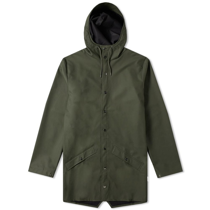 Photo: Rains Long Jacket Green