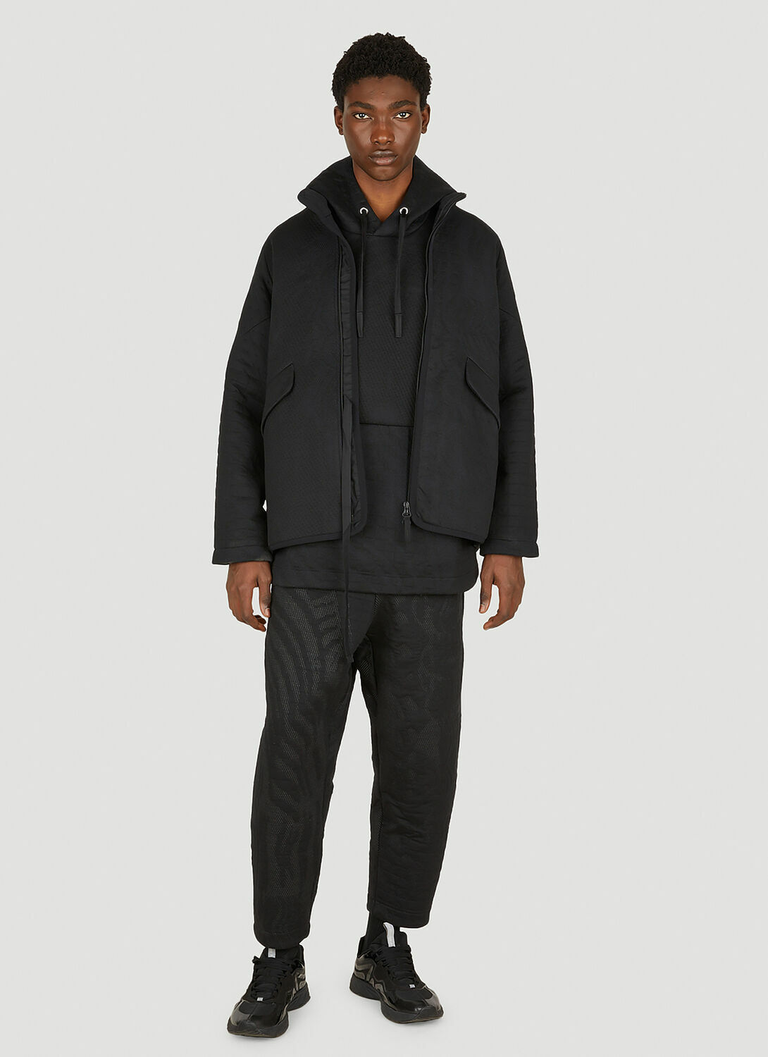 Byborre Woven Hooded Sweatshirt