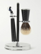 Lorenzi Milano - Three-Piece Carbon-Fibre Shaving Set
