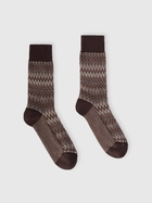 Missoni - Mid-length cotton-blend zigzag socks, Men, Multicoloured
