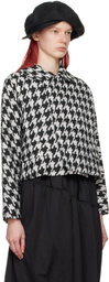 Comme des Garçons Comme des Garçons Black & White Houndstooth Jacket