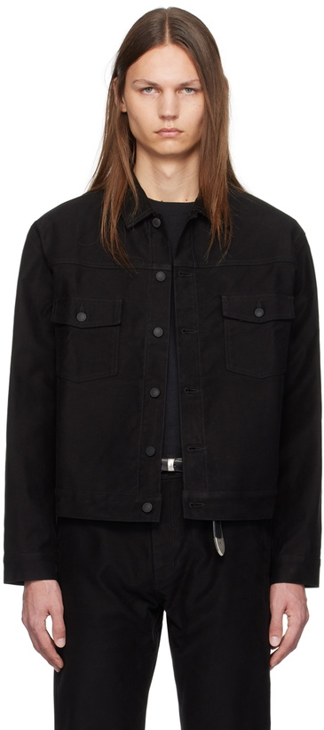 Photo: John Elliott Black Ryder Oversized Moleskin Jacket