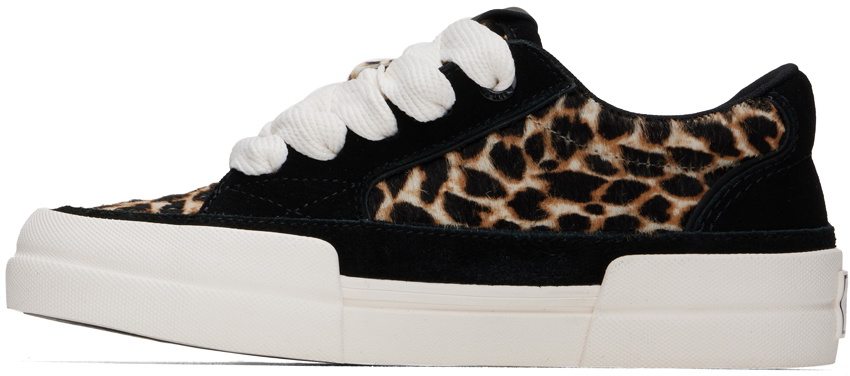AMIRI Black & Brown Leopard Sunset Skate Low Sneakers Amiri