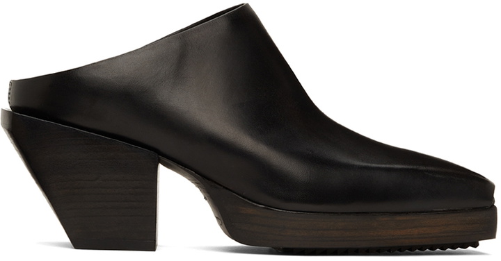 Photo: Rick Owens Black Calfskin Mules