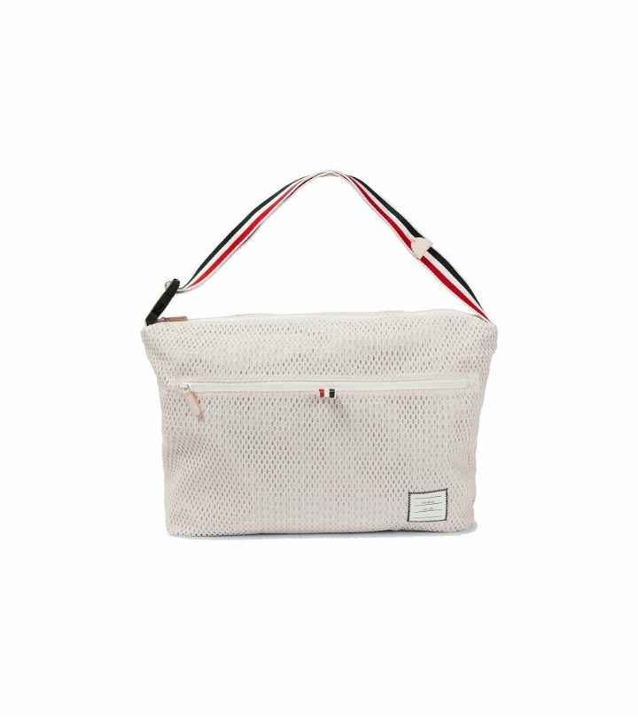 Photo: Thom Browne - Mesh and leather shoulder bag