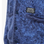 Neighborhood Men's Mohair Cardigan in Blue