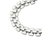 Missoma Women's Timepiece Wide Chain Bracelet in Silver