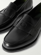 Drake's - Charles Leather Penny Loafers - Black