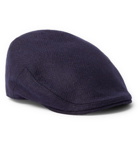 Anderson & Sheppard - Wool-Tweed Flat Cap - Blue