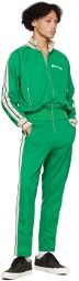 Palm Angels Green Track Jumpsuit