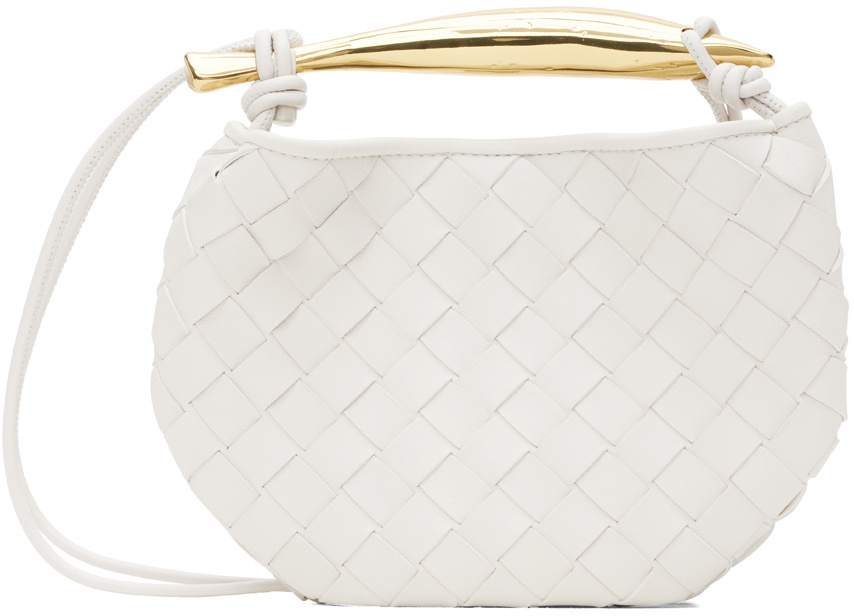 SARDINE 29 BAG IN WHITE LAMBSKIN