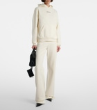 Balenciaga Logo cotton fleece hoodie