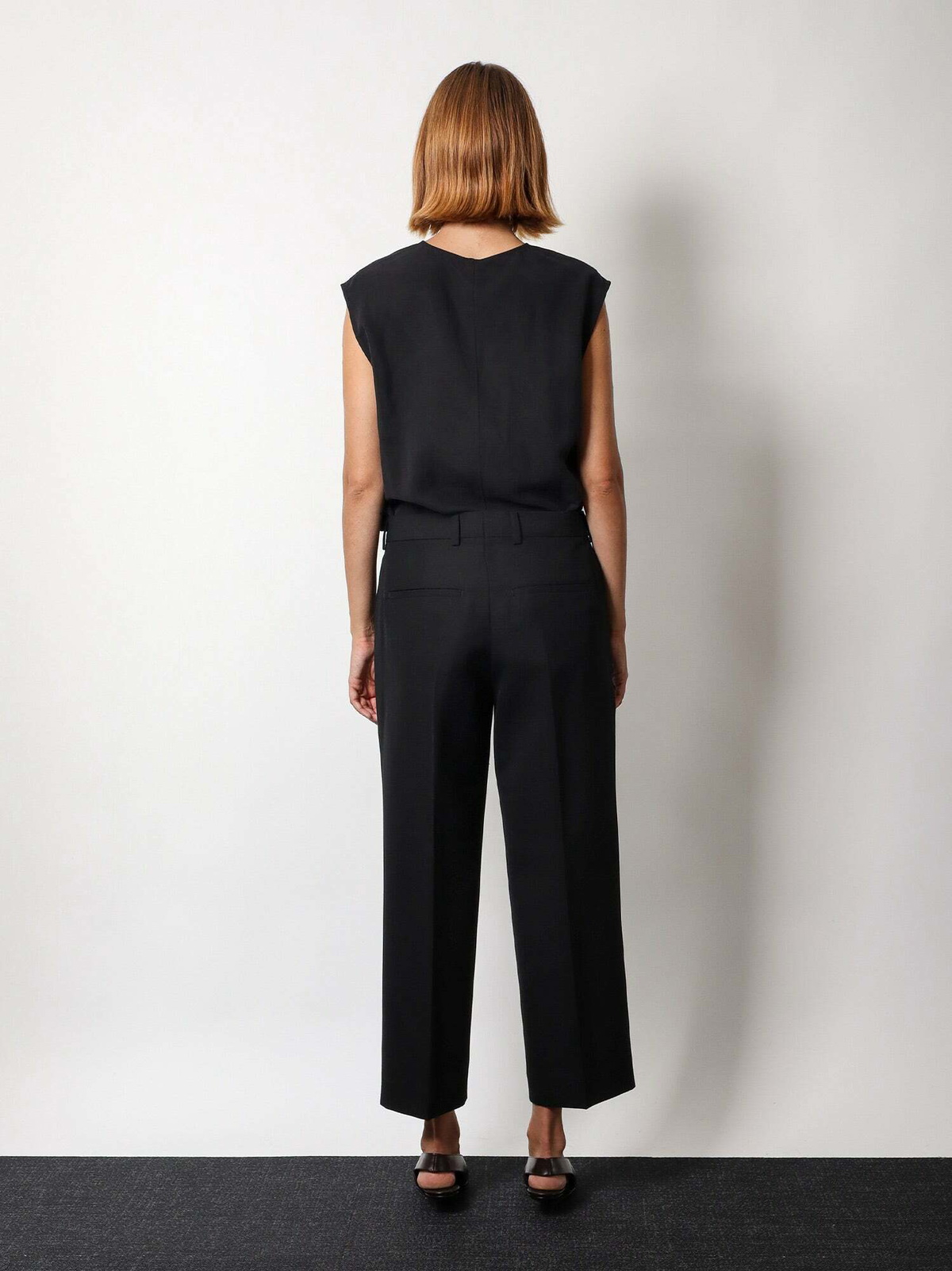 Toteme Trouser Black Womens Pant Toteme