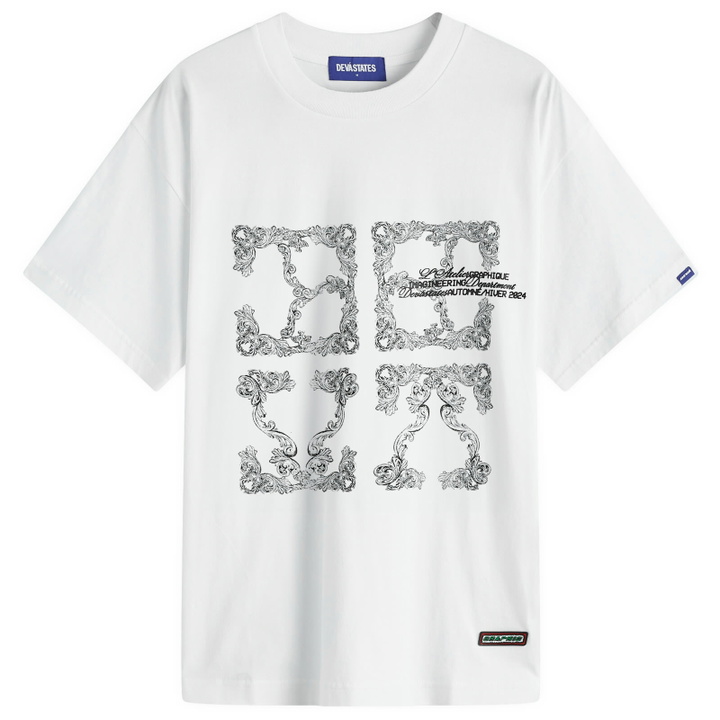 Photo: Deva States Men's Cartouche T-Shirt in White