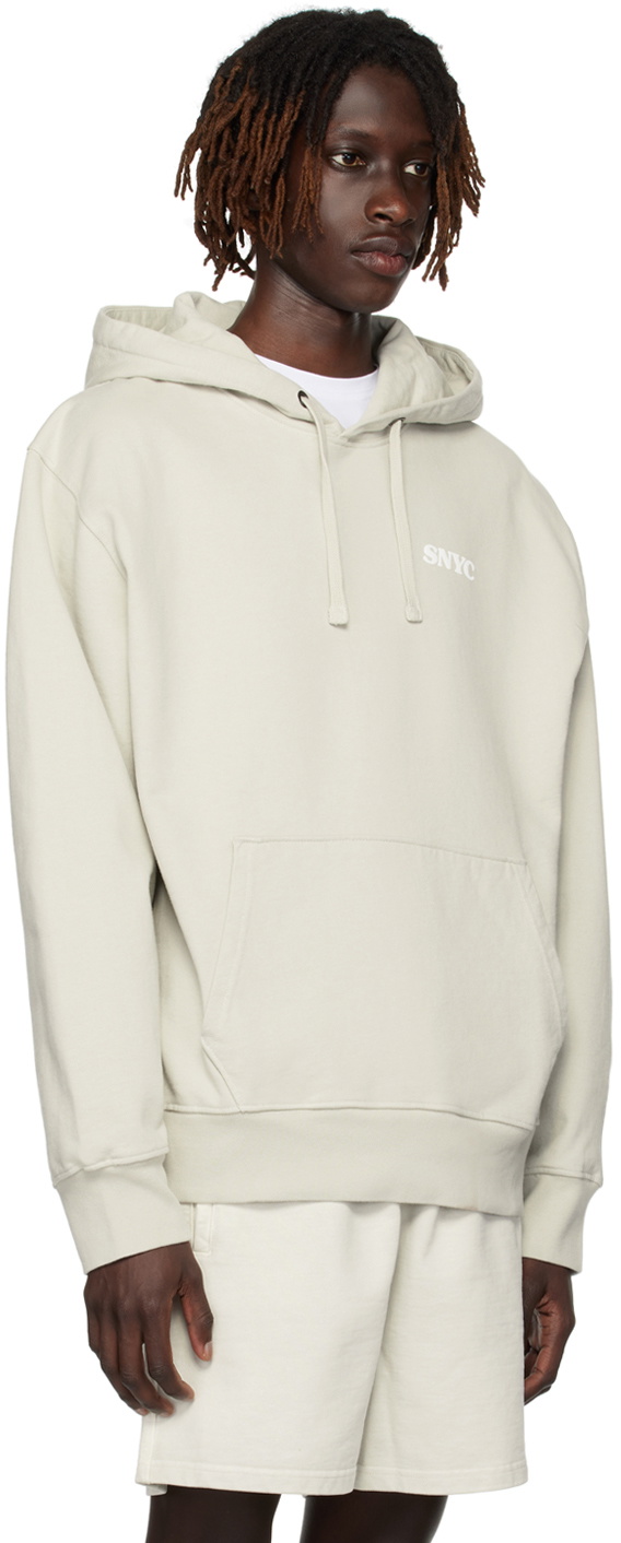 Saturdays NYC Gray Ditch Blue Bonnets Hoodie