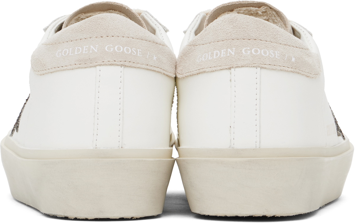 Golden Goose White & Beige Hi Star Sneakers Golden Goose
