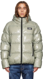 Dsquared2 Gray Hooded Down Jacket