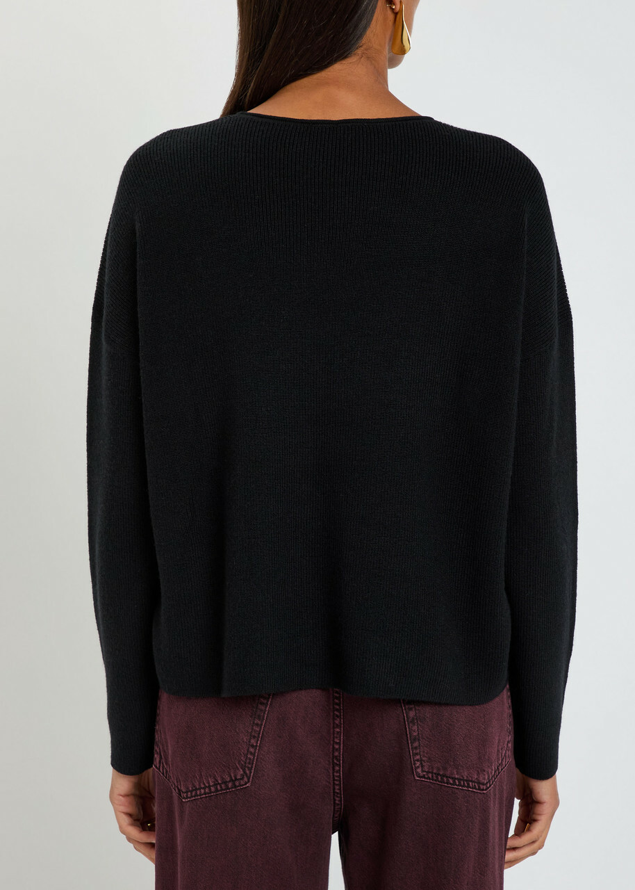 Eileen Fisher Wool-knit Jumper Black