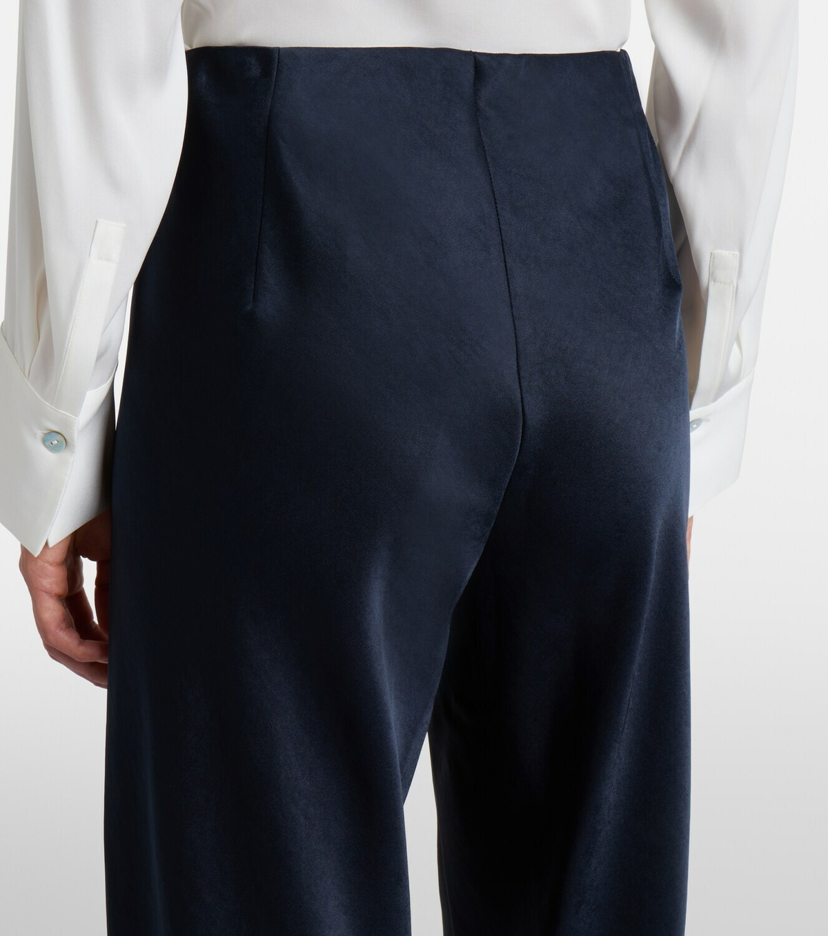 Vince Colette satin wide-leg pants