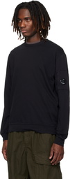 C.P. Company Black Light Fleece Crewneck Sweatshirt