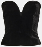 Roland Mouret Velvet bustier