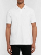 James Perse - Supima Cotton-Jersey Polo Shirt - White