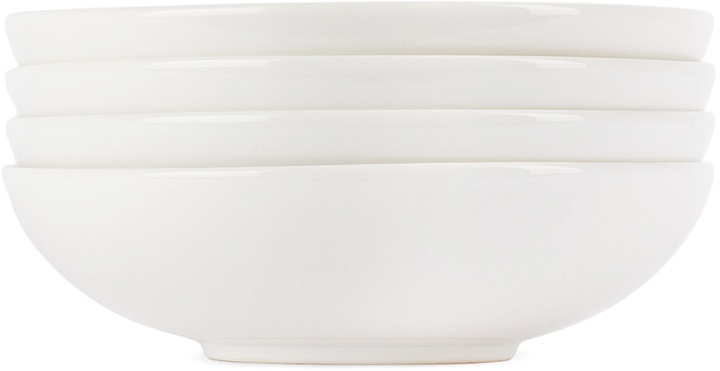 Photo: Jars Céramistes White Tourron Pasta Plate Set, 4 pcs